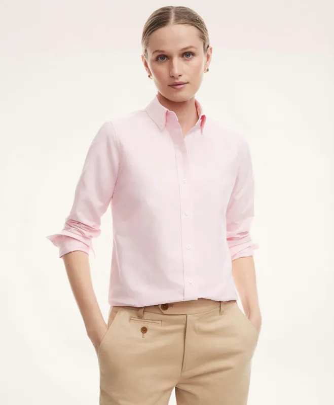 Classic-Fit Cotton Oxford Shirt sold by Brooks Brothers