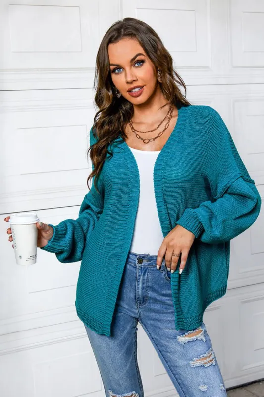 Kimora Drop Sleeve Open-Front Cardigan sold by Cupshe