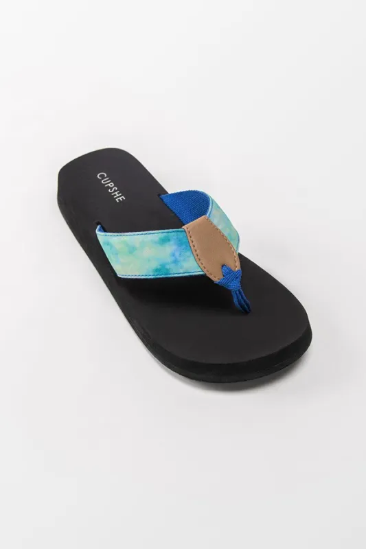 Cosmic Contrast Color Sandals sold by Cupshe