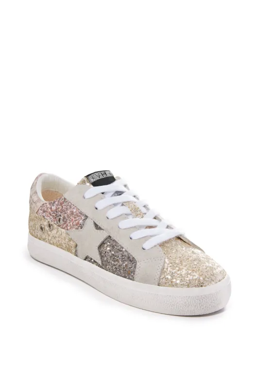 Multi Glitter Sneaker Multi sold by Boston Proper