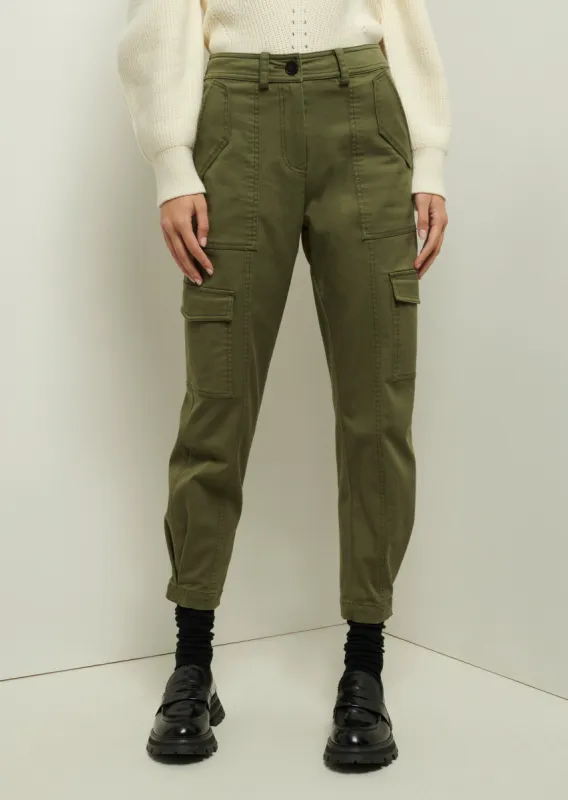 Elian Utility Pants - Fatigue sold by Derek Lam