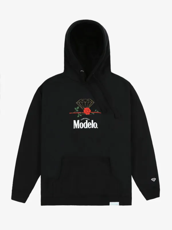 Diamond X Modelo Rose Hoodie - Black sold by Diamond Supply Co.