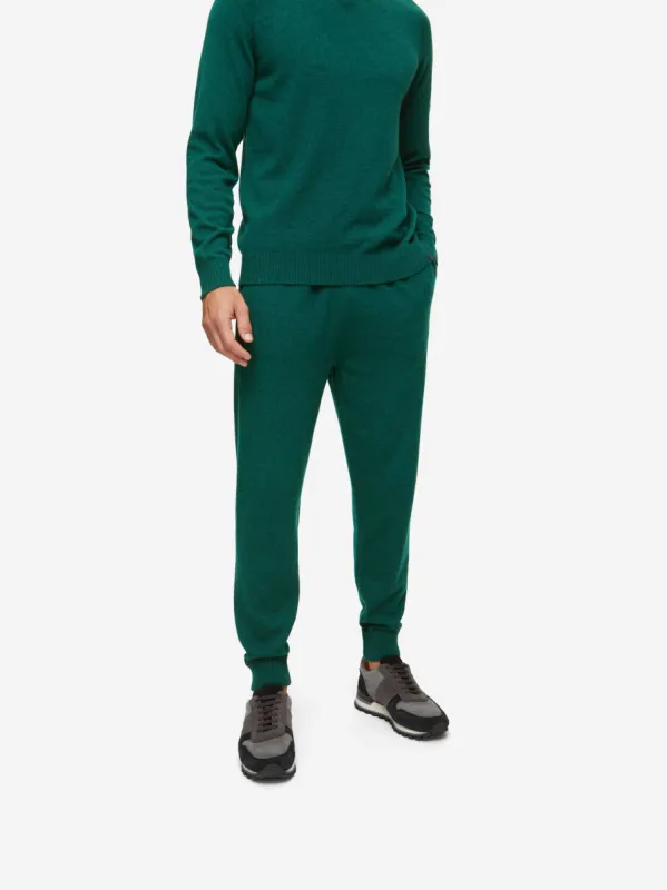 Men's Track Pants Finley Cashmere Dark Green Heather sold by Derek Rose