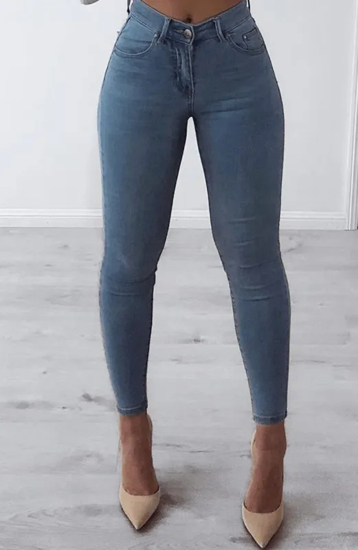 Mia Jeans - Blue Denim sold by Babyboo Fashion