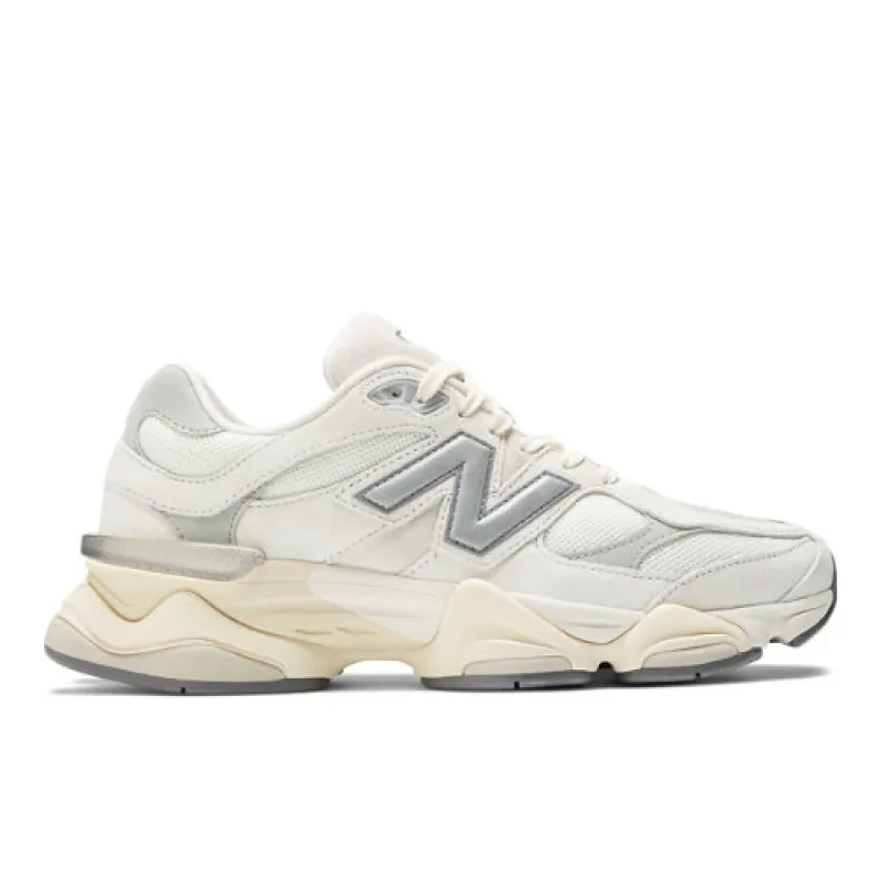 New Balance Unisex 9060 Sneakers - White/Grey (Size 7.5) sold by New Balance