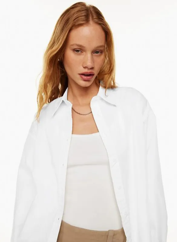 future poplin shirt sold by Aritzia