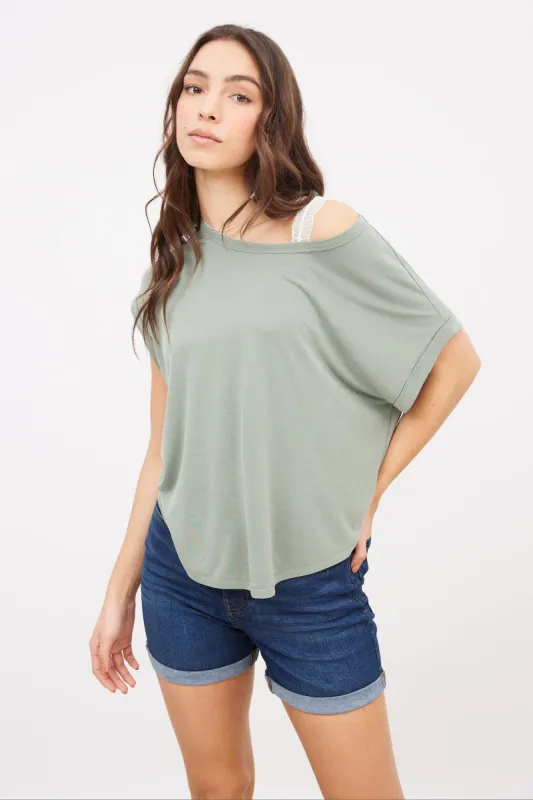 Dolman Tee sold by Bluenotes
