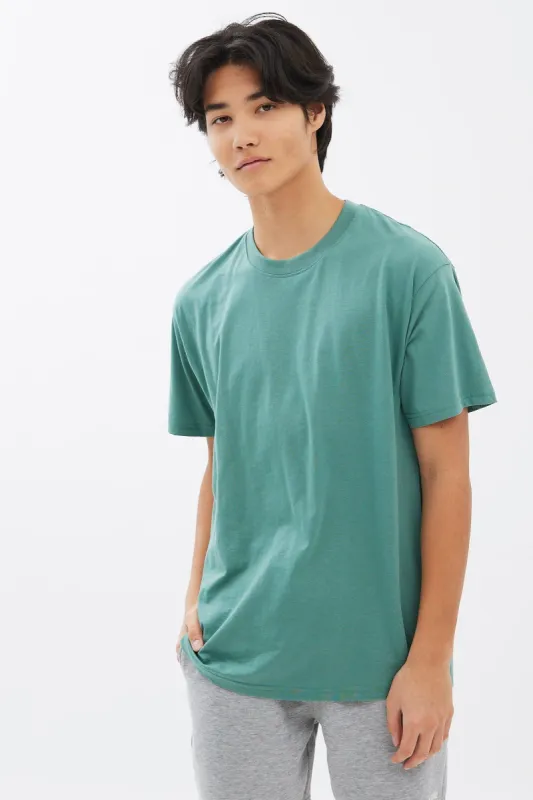 Basic Relaxed Crew Neck Tee sold by Bluenotes