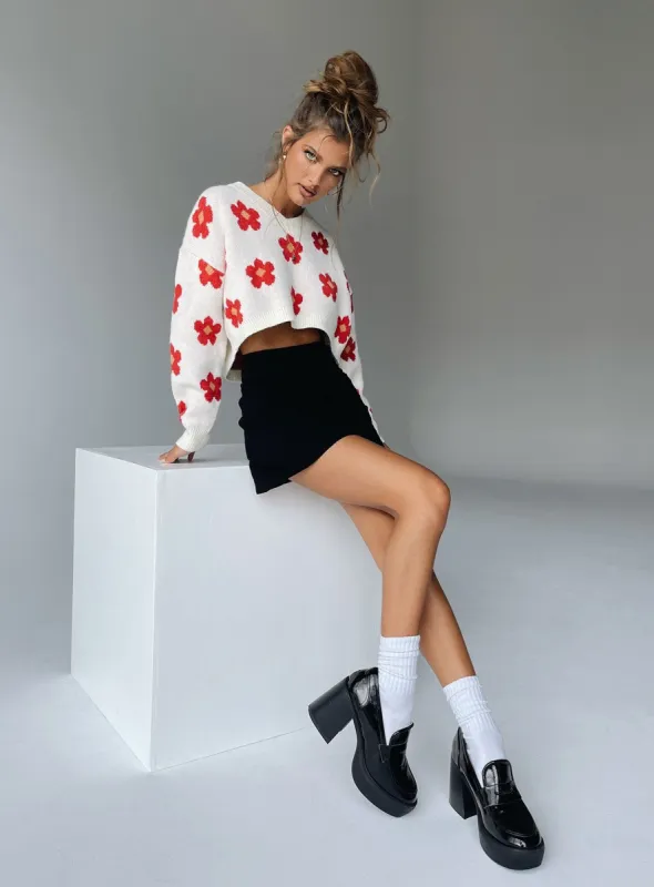 Selby Mini Skirt Black sold by Princess Polly