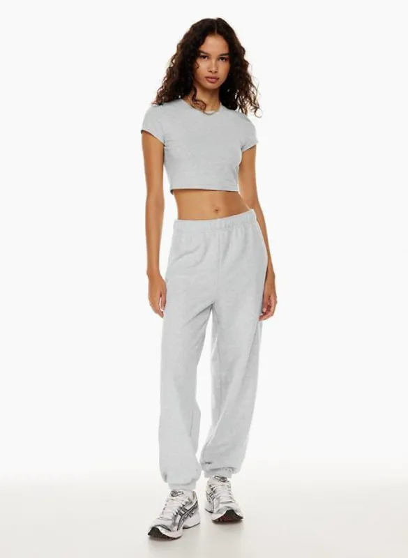 Tna Women's Terry Fleece Mega Sweatpant in Heather Chrome size Medium sold by Aritzia