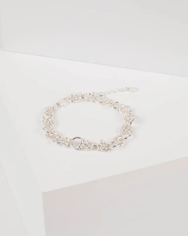Silver Circular Chain Link Bracelet sold by Collete Hayman