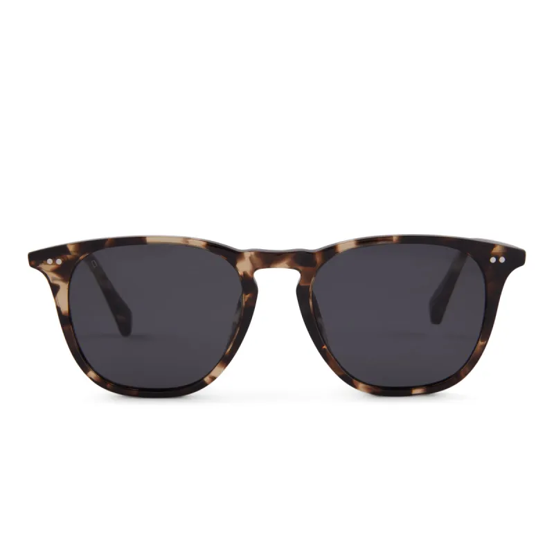 MAXWELL XL - ESPRESSO TORTOISE + GREY + POLARIZED SUNGLASSES sold by Diff Eyewear