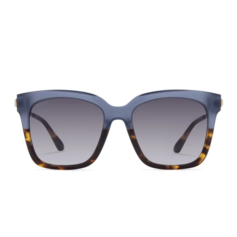 BELLA - SAPPHIRE TERRAIN + GREY GRADIENT SUNGLASSES sold by Diff Eyewear