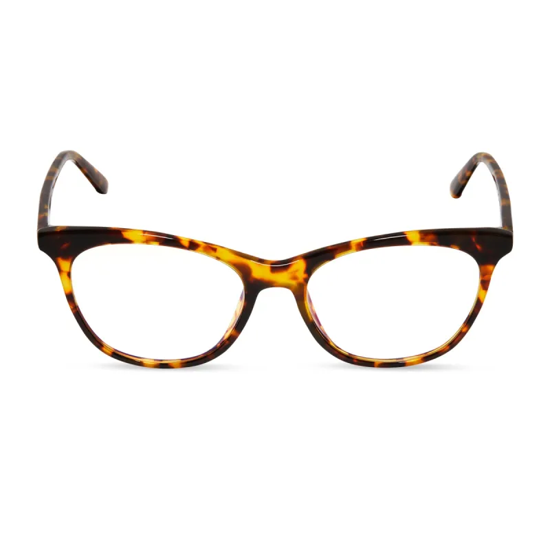 JADE - AMBER TORTOISE + PRESCRIPTION GLASSES sold by Diff Eyewear