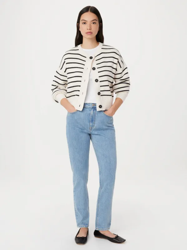 The Kim Slim Jean in Light Wash sold by Frank & Oak