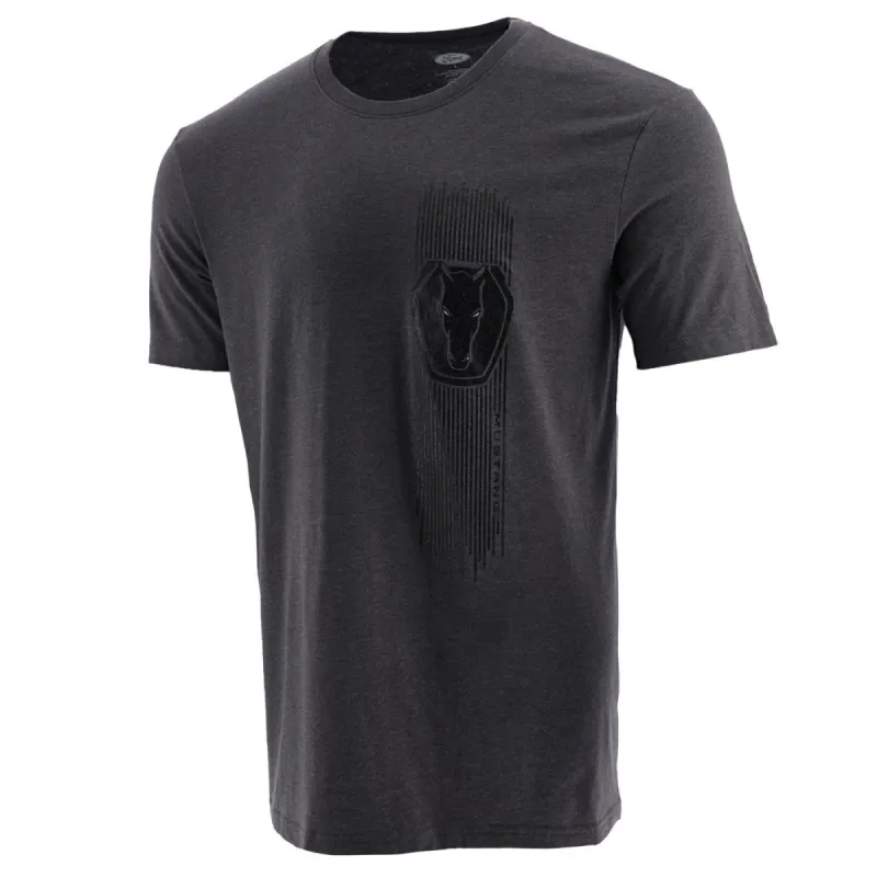 Ford  Mustang Men's Dark Horse Vertical T-Shirt sold by Ford