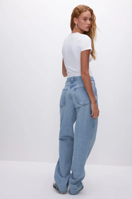 GOOD '90s LOOSE JEANS | INDIGO472 sold by Good American