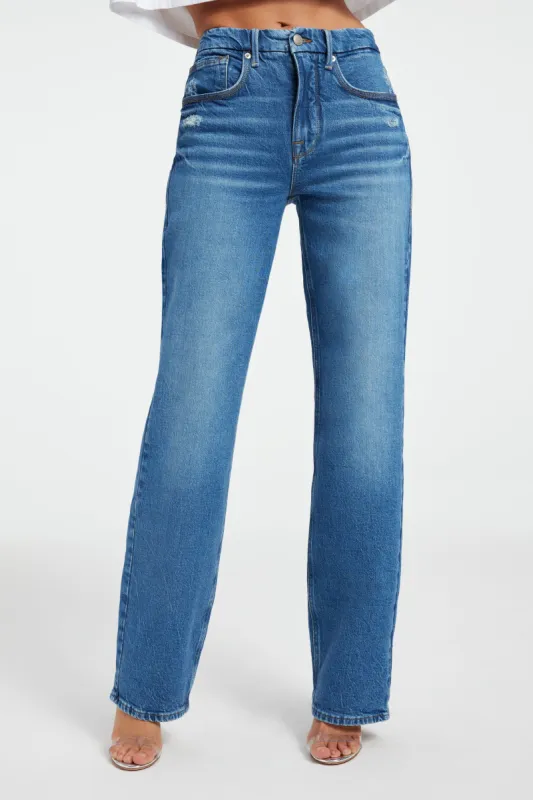 GOOD '90s  JEANS| INDIGO348 sold by Good American