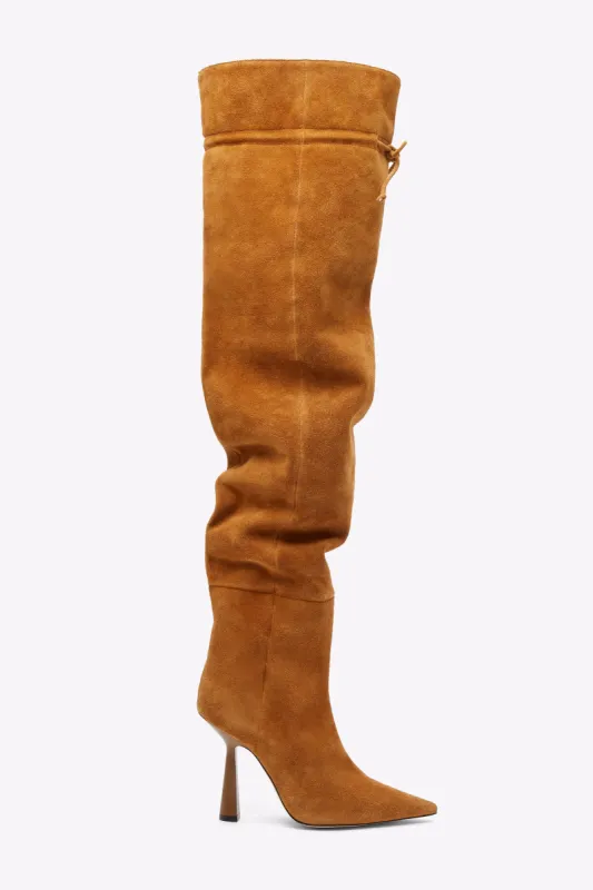 OVER THE KNEE BOOT | TOBACCO01 sold by Good American