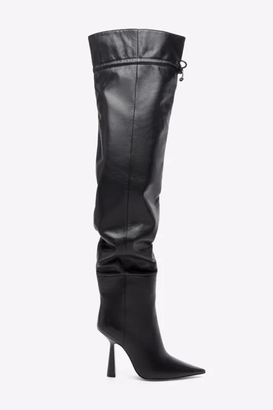 OVER THE KNEE BOOT | BLACK001 sold by Good American