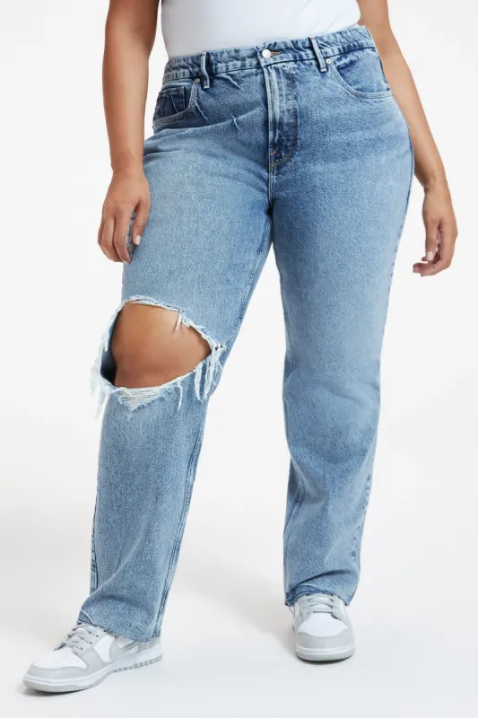 GOOD '90s JEANS | INDIGO245 sold by Good American