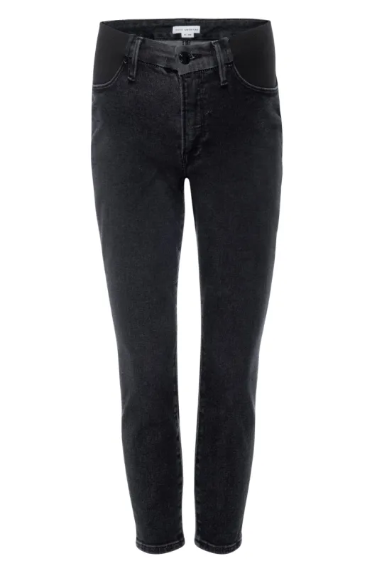 MATERNITY GOOD PETITE SKINNY JEANS | BLACK001 sold by Good American