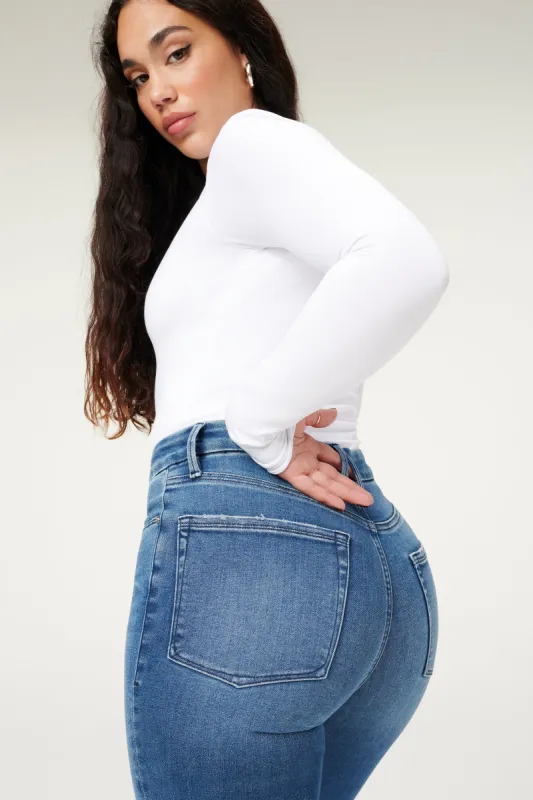 ALWAYS FITS GOOD WAIST JEANS | BLUE852 sold by Good American