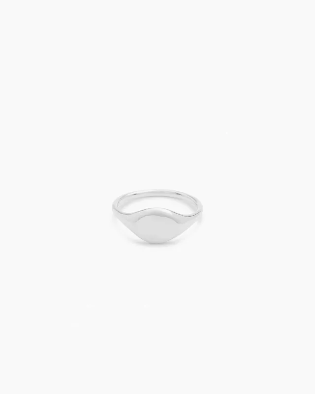 Bespoke Signet Ring (silver) sold by Gorjana