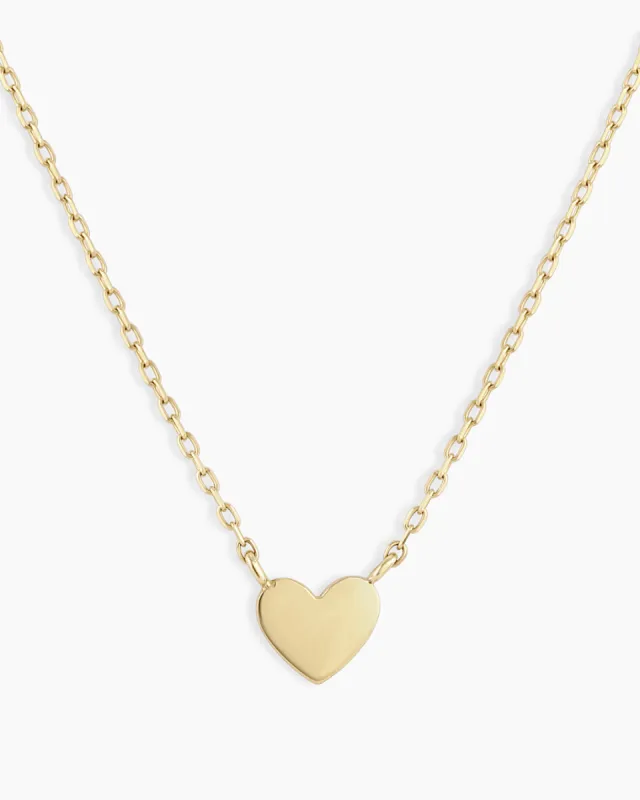 14k Gold Heart Mini Necklace sold by Gorjana
