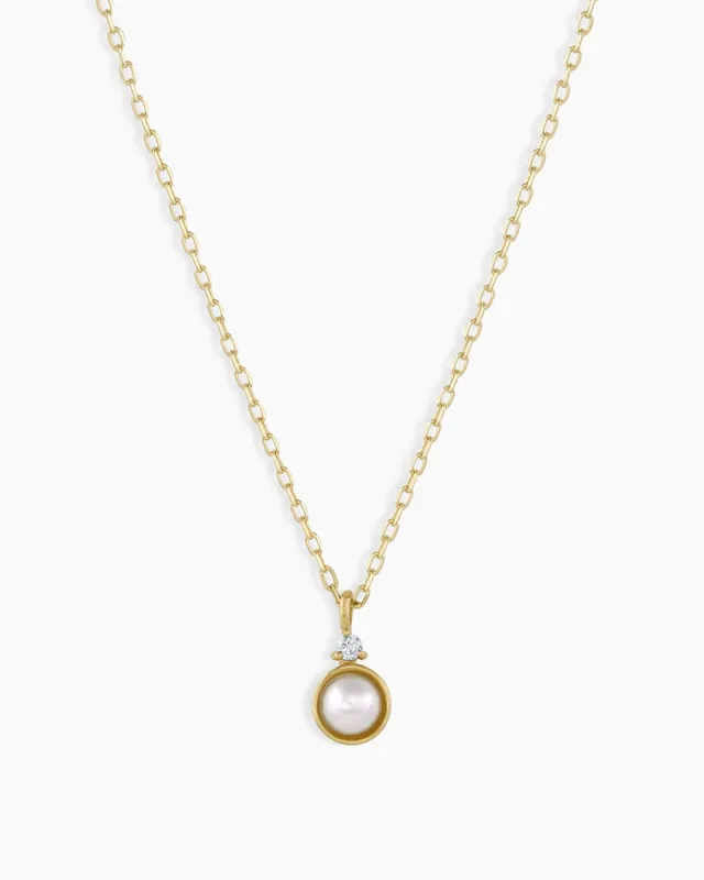 Pearl Birthstone Necklace sold by Gorjana