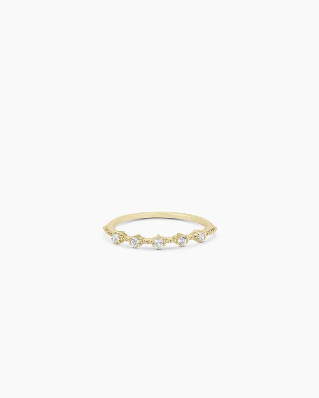 Cluster White Topaz Ring sold by Gorjana