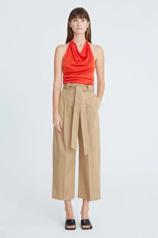 Jaylin Twill Cropped Pant sold by H by Halston