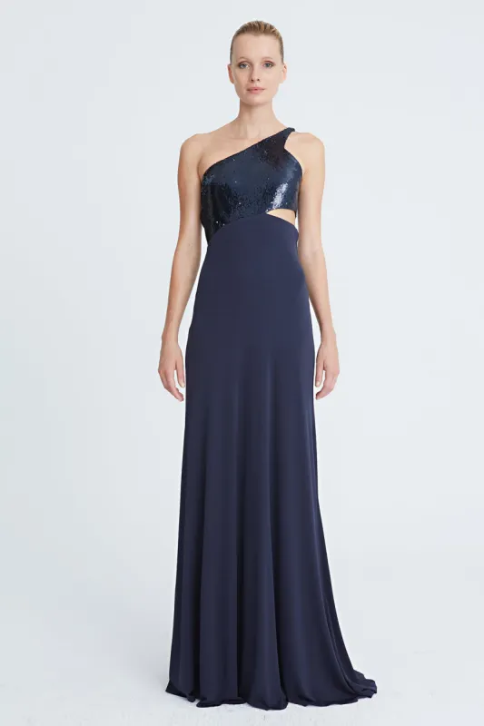 Valentina Jersey Sequins Gown sold by H by Halston