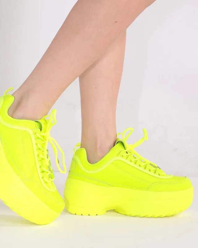 Dynamic Realness Platform Sneakers sold by iHeartRaves