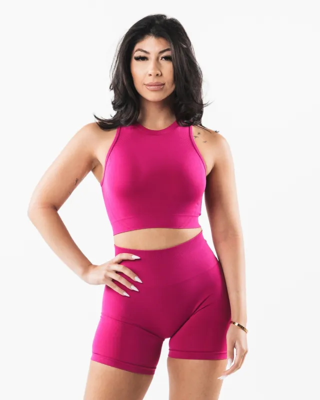 Stratus Crop Tank - Magenta sold by Alphalete