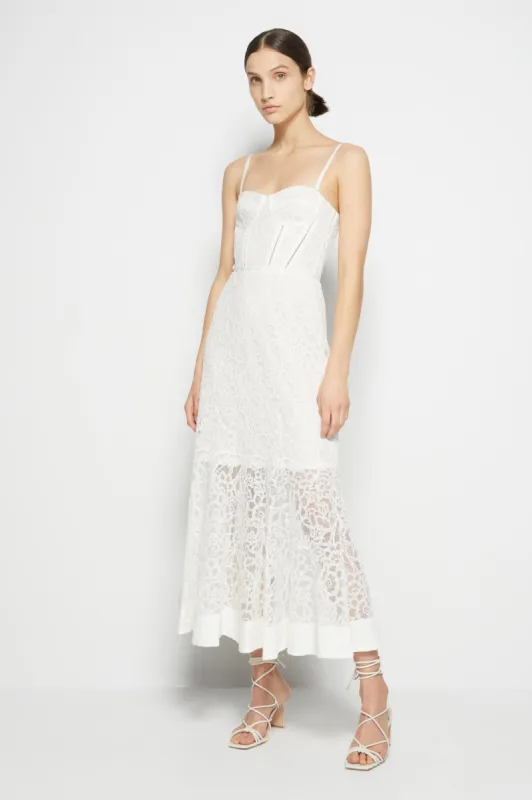 Lace Bustier Midi Dress sold by Jonathan Simkhai