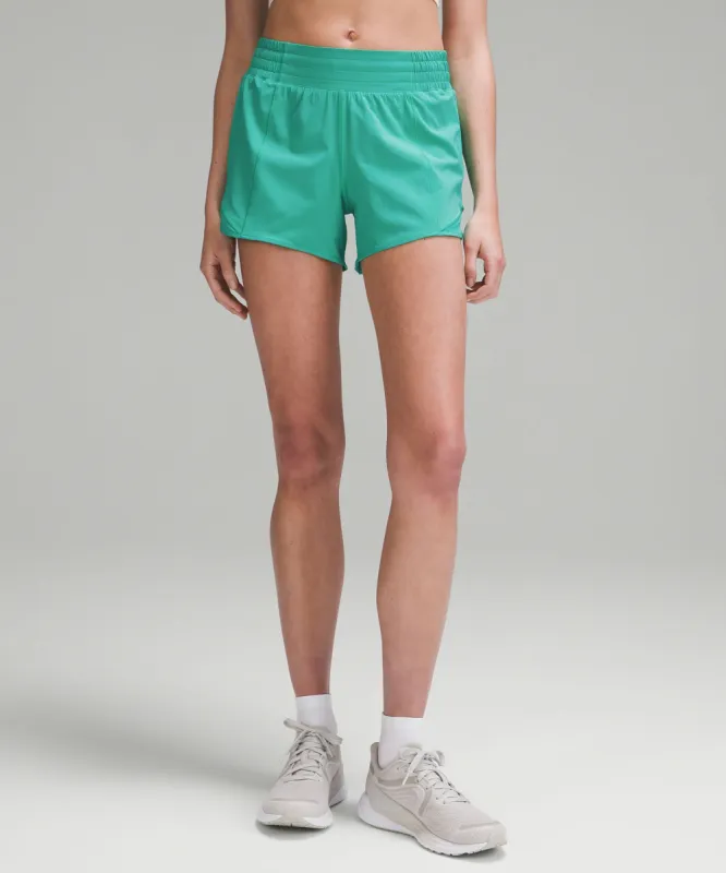 Hotty Hot High-Rise Lined Shorts 4" sold by Lululemon