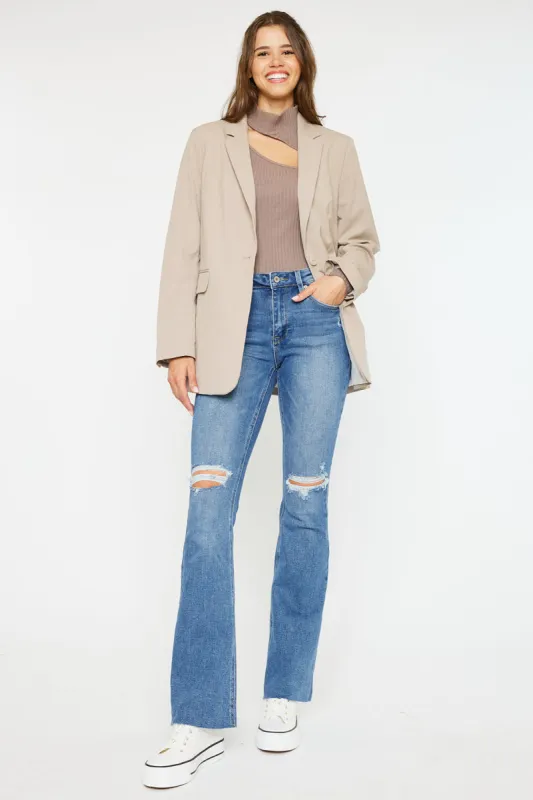 Eva Essentials High Rise Bootcut Jeans sold by Kan Can