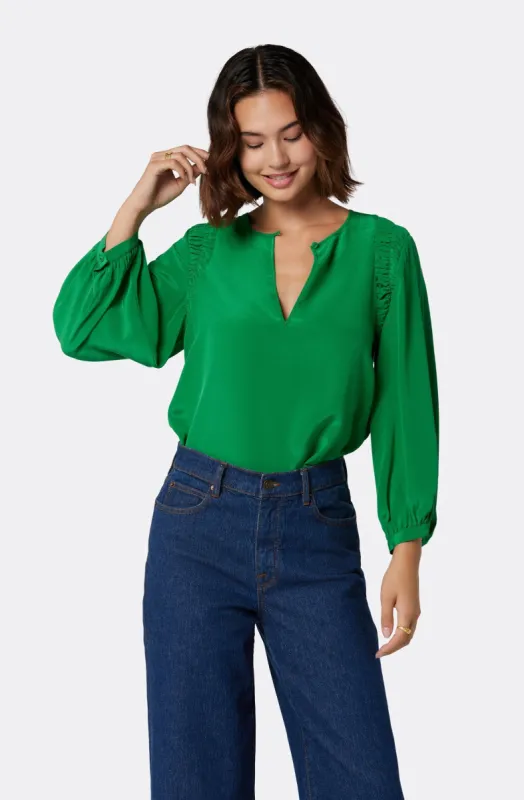 Collette Long Sleeve Silk Top sold by Joie