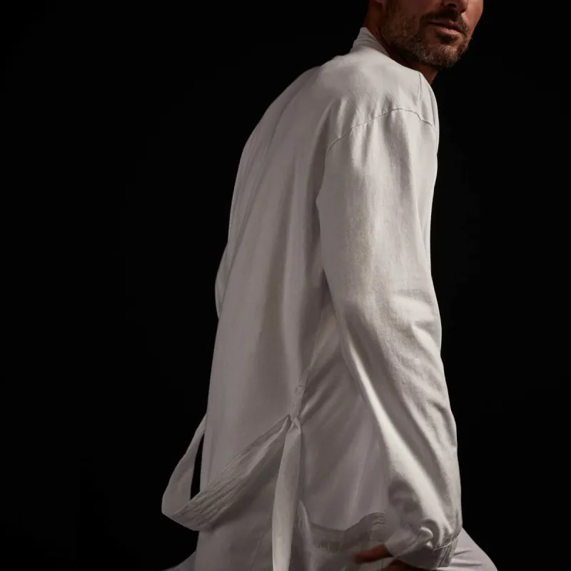 Sueded Jersey Robe - White sold by James Perse