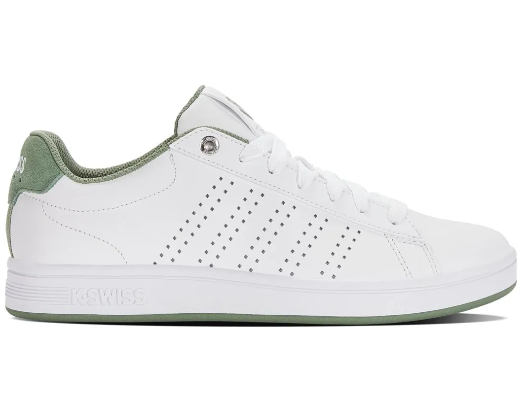 K08449-198 | Men's Court Casper III | White/Grey/Loden Frost sold by K-Swiss