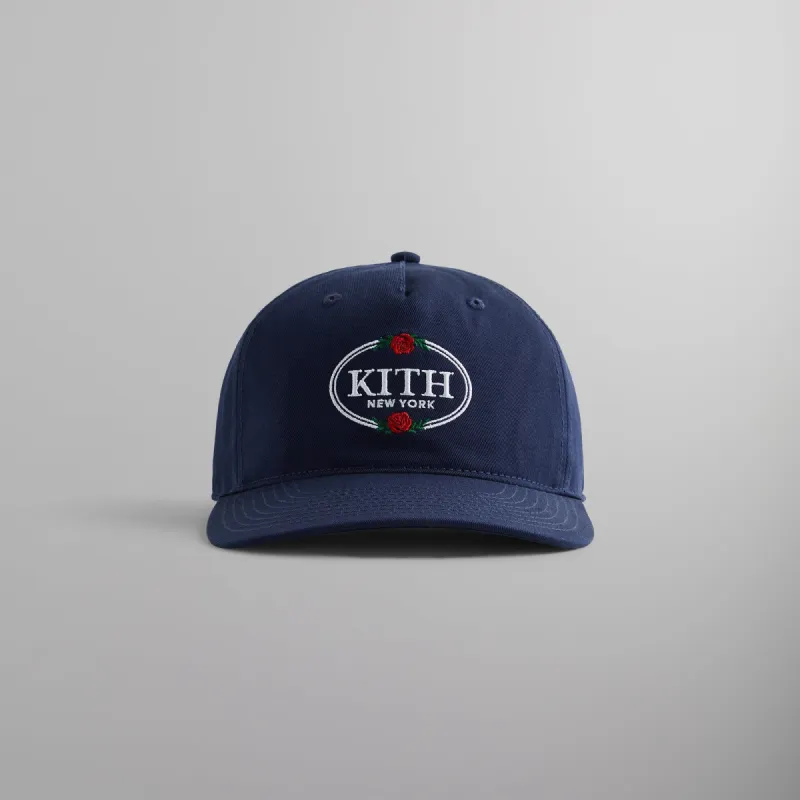 Kith Twill Pinch Crown Snapback Hat - Nocturnal sold by Kith