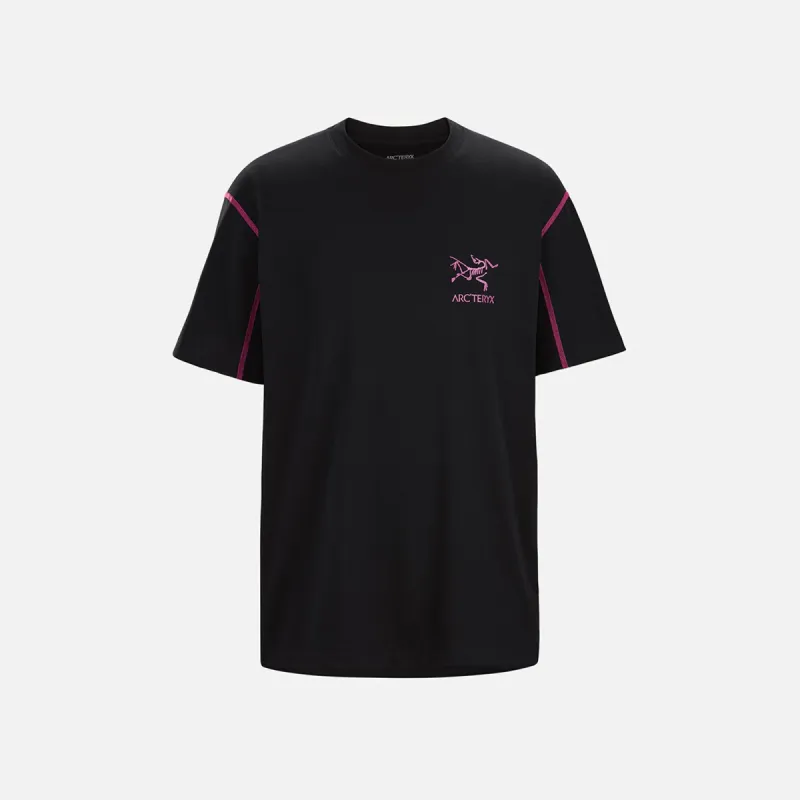 【CAYL】 chipmunk short sleeve / black Arc'teryx System_A Copal Short Sleeve Bird Tee - Black