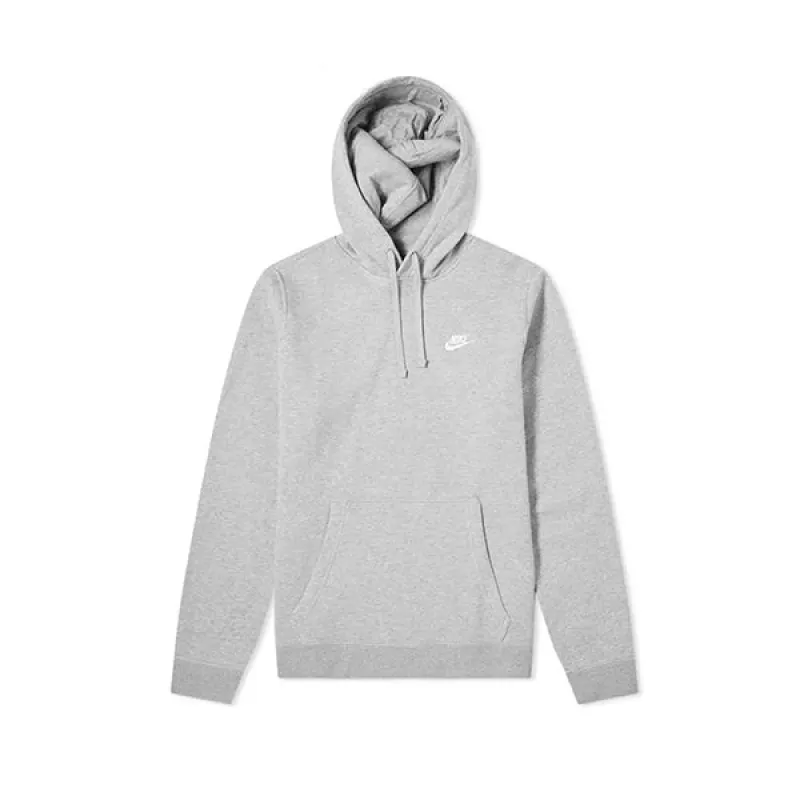 Nike Club Hoodie Pullover BB Dark Grey Heather sold by Kong