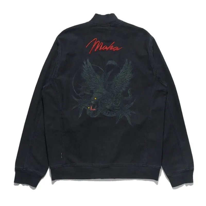 Maharishi Eagle vs Snake Flight Jacket Washi Hebi Embroidery Black sold by Kong
