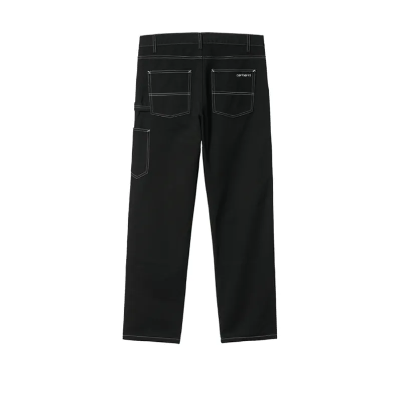 Carhartt WIP Double Front Pant Black Rinsed sold by Kong