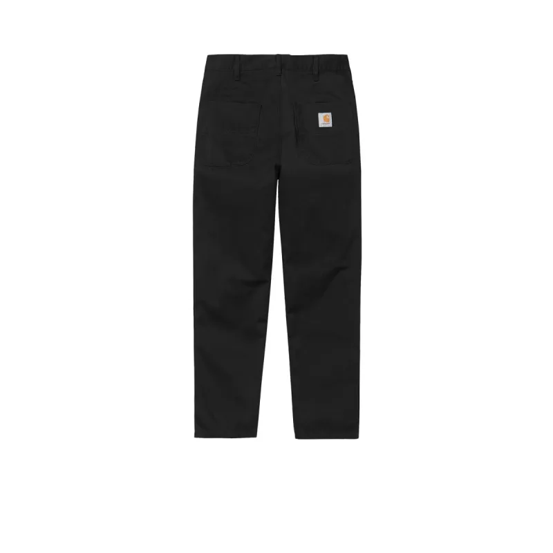 Carhartt WIP Abbott Pant Black Stone Washed sold by Kong