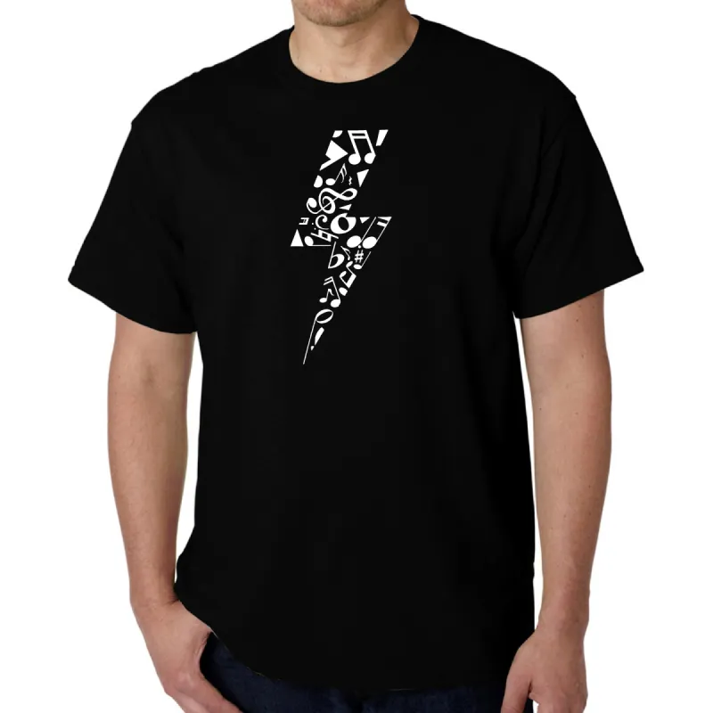 Lightning Bolt  - Men's Word Art T-Shirt sold by LA Pop Art