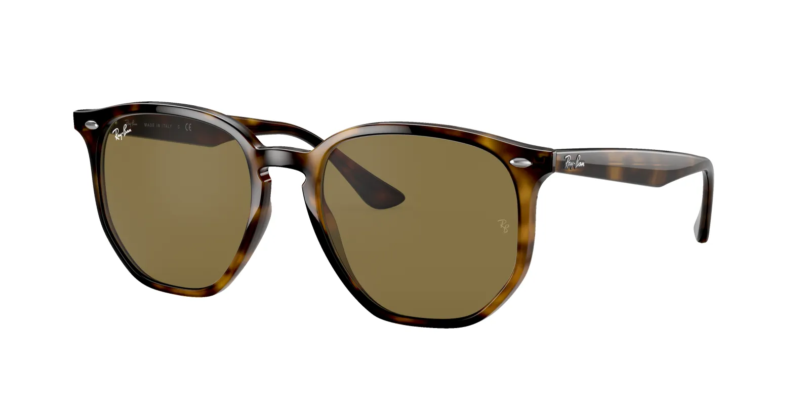 Ray-Ban Unisex Sunglass RB4306 - Rahmenfarbe: Hellhavana, Linsenfarbe: B-15 Braun sold by Sunglass Hut