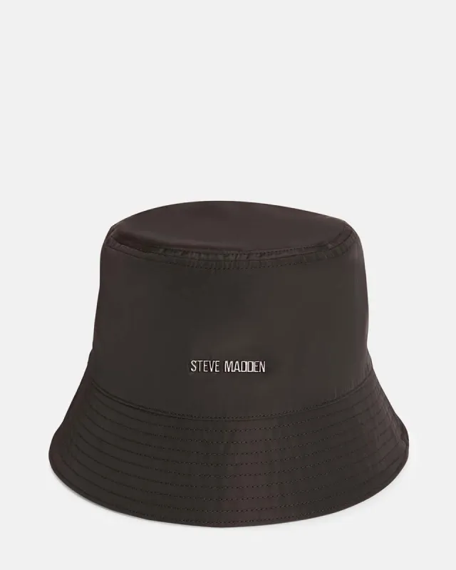 NYLON BUCKET HAT BLACK sold by Steve Madden